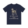 Black and Tan Coonhound Shirt, Vintage Dog Sketch Tee, Dog Lover Gift