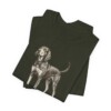 Black and Tan Coonhound Shirt, Vintage Dog Sketch Tee, Dog Lover Gift