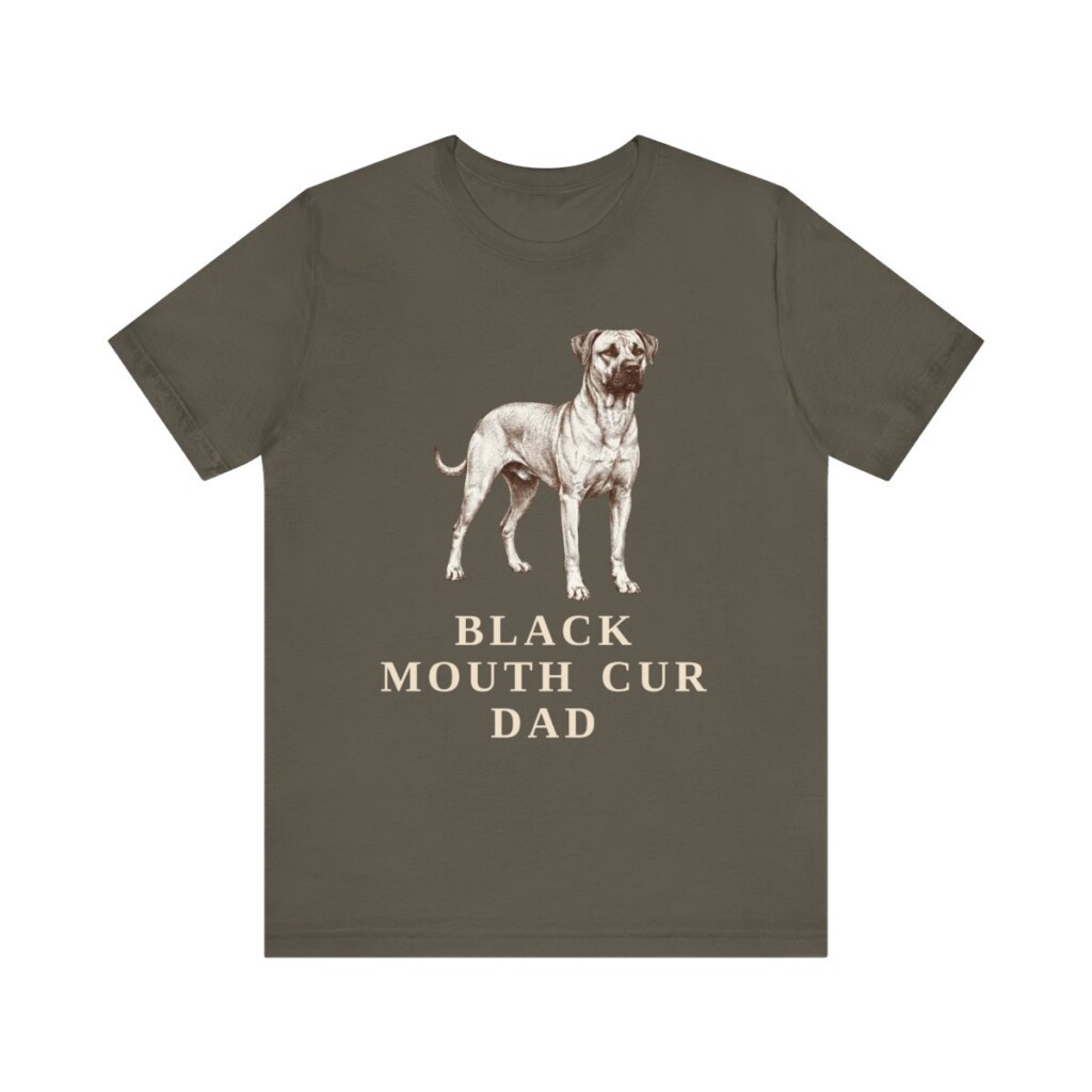 Black Mouth Cur Dad Shirt, Vintage Dog Sketch Tee, Dog Dad Gift