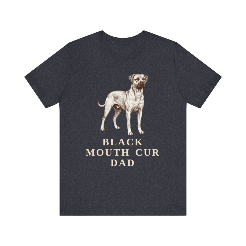 Black Mouth Cur Dad Shirt, Vintage Dog Sketch Tee, Dog Dad Gift