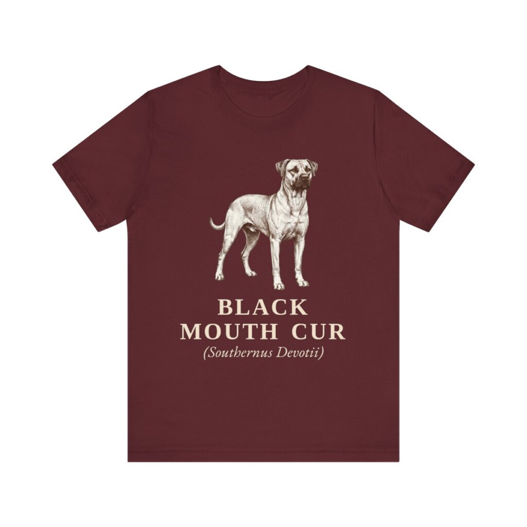 Black Mouth Cur Latin Shirt, Vintage Dog Sketch Tee, Dog Latin Gift