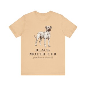 Black Mouth Cur Latin Shirt, Vintage Dog Sketch Tee, Dog Latin Gift