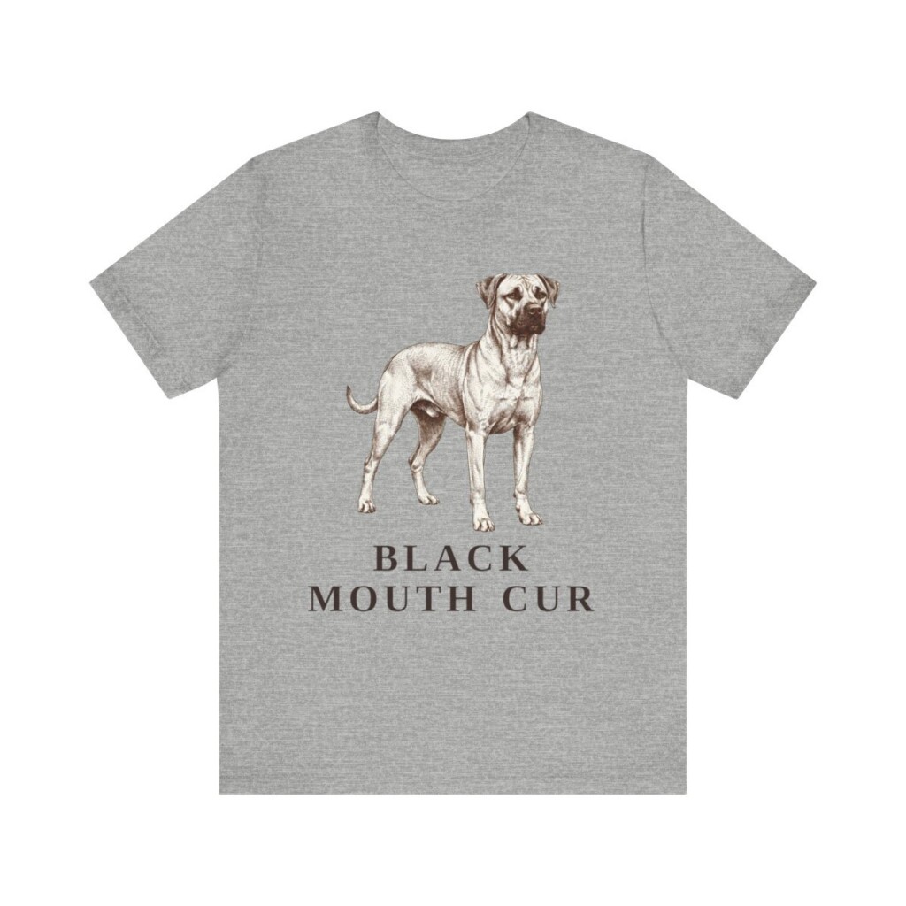 Black Mouth Cur Shirt, Vintage Dog Sketch Tee, Dog Lover Gift