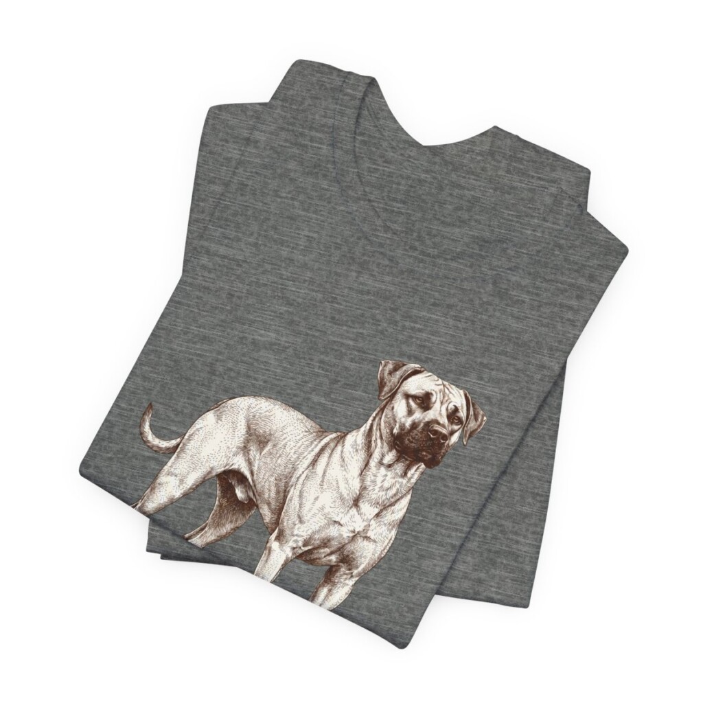 Black Mouth Cur Shirt, Vintage Dog Sketch Tee, Dog Lover Gift
