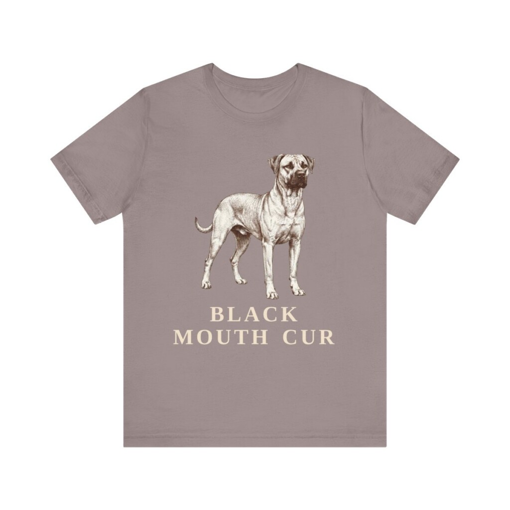 Black Mouth Cur Shirt, Vintage Dog Sketch Tee, Dog Lover Gift