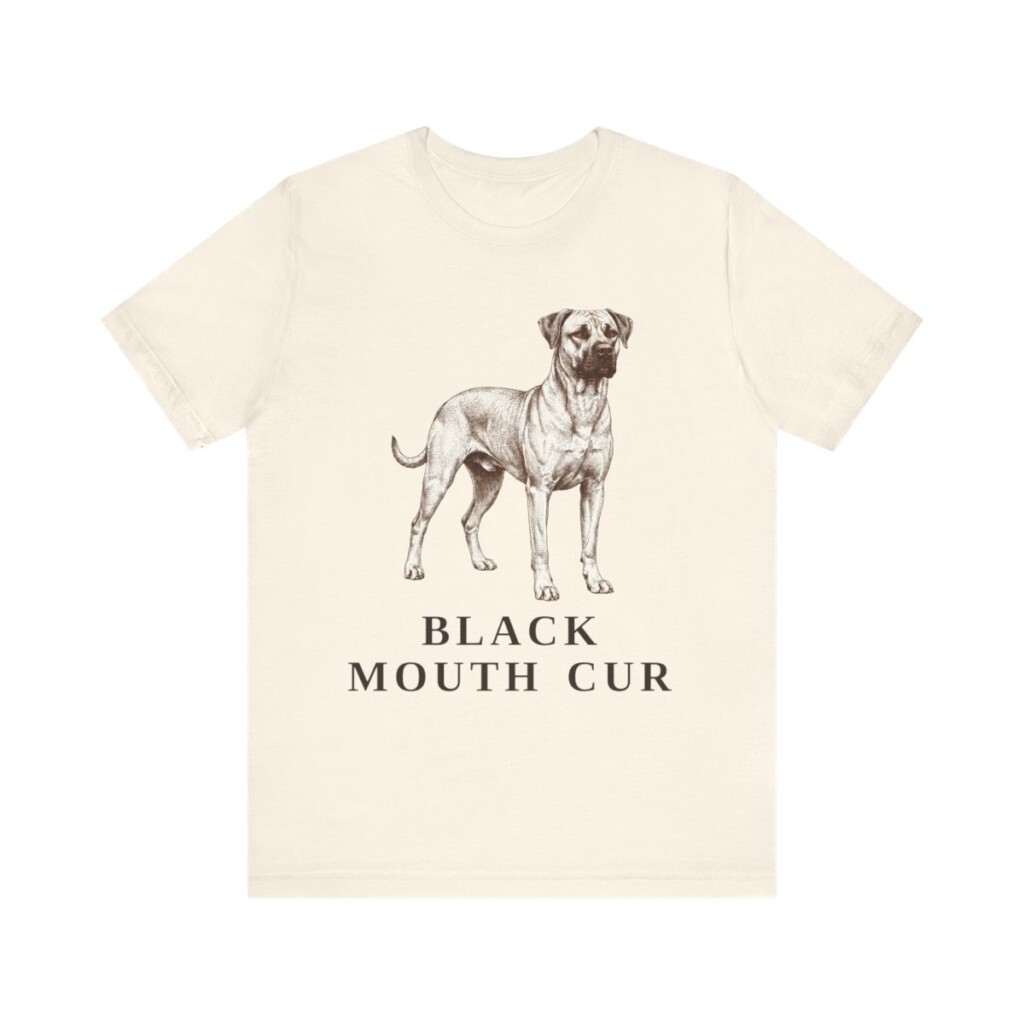 Black Mouth Cur Shirt, Vintage Dog Sketch Tee, Dog Lover Gift