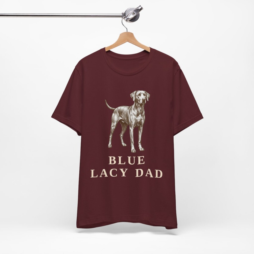 Blue Lacy Dad Shirt, Vintage Dog Sketch Tee, Dog Dad Gift Blue Lacy Dad Shirt, Vintage Dog Sketch Tee, Dog Dad Gift