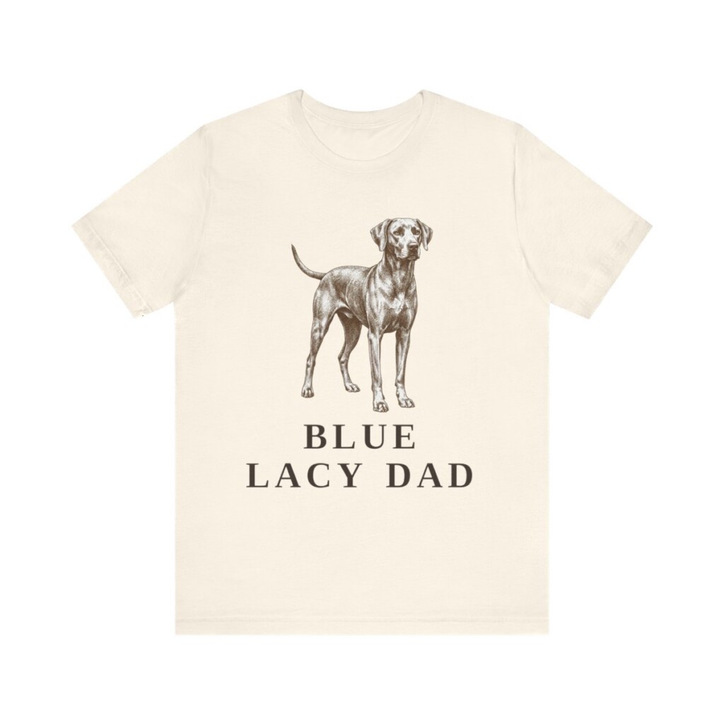 Blue Lacy Dad Shirt, Vintage Dog Sketch Tee, Dog Dad Gift Blue Lacy Dad Shirt, Vintage Dog Sketch Tee, Dog Dad Gift