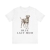 Blue Lacy Mom Shirt, Vintage Dog Sketch Tee, Dog Mom Gift