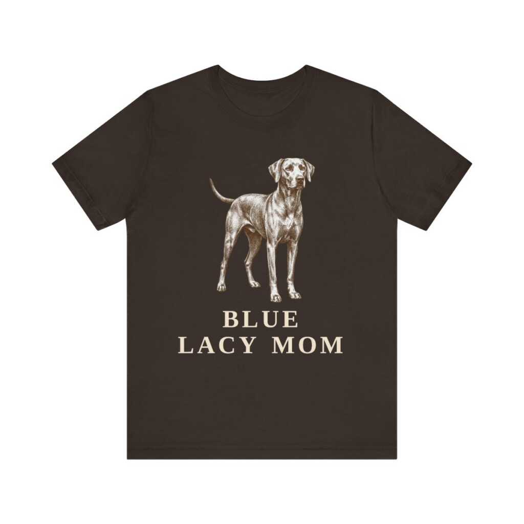 Blue Lacy Mom Shirt, Vintage Dog Sketch Tee, Dog Mom Gift