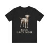 Blue Lacy Mom Shirt, Vintage Dog Sketch Tee, Dog Mom Gift