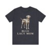 Blue Lacy Mom Shirt, Vintage Dog Sketch Tee, Dog Mom Gift