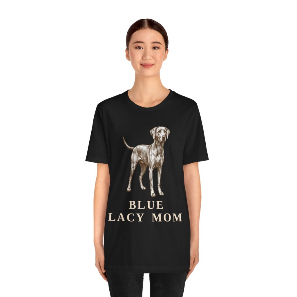 Blue Lacy Mom Shirt, Vintage Dog Sketch Tee, Dog Mom Gift