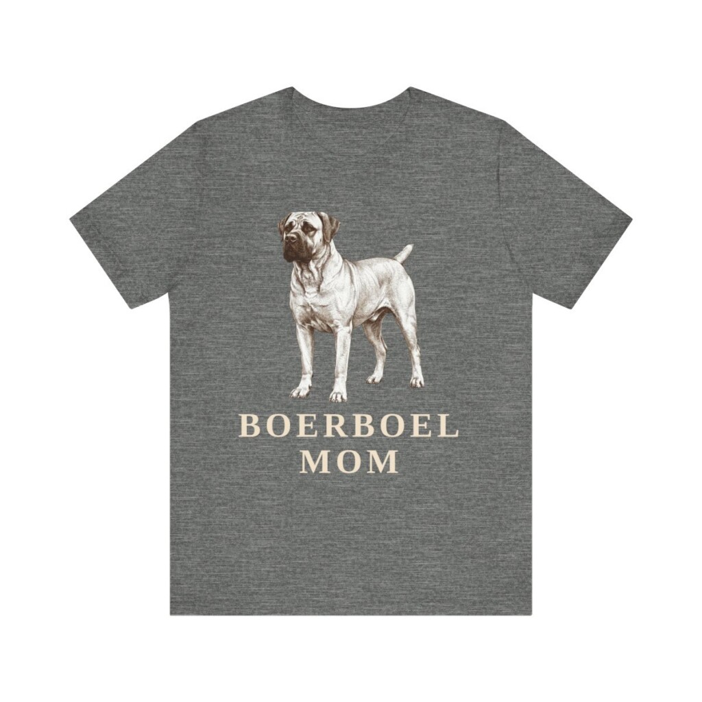 Boerboel Mom Shirt, Vintage Dog Sketch Tee, Dog Mom Gift