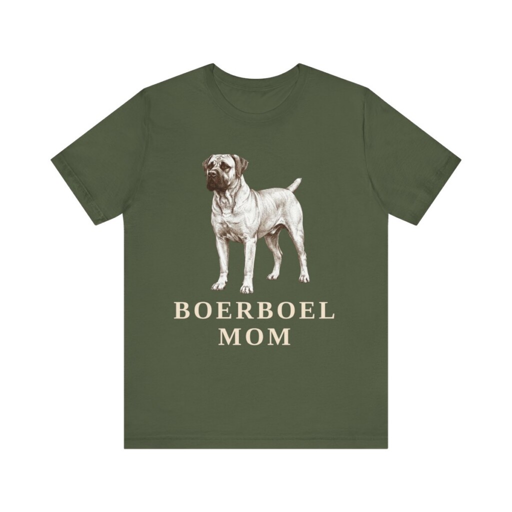 Boerboel Mom Shirt, Vintage Dog Sketch Tee, Dog Mom Gift