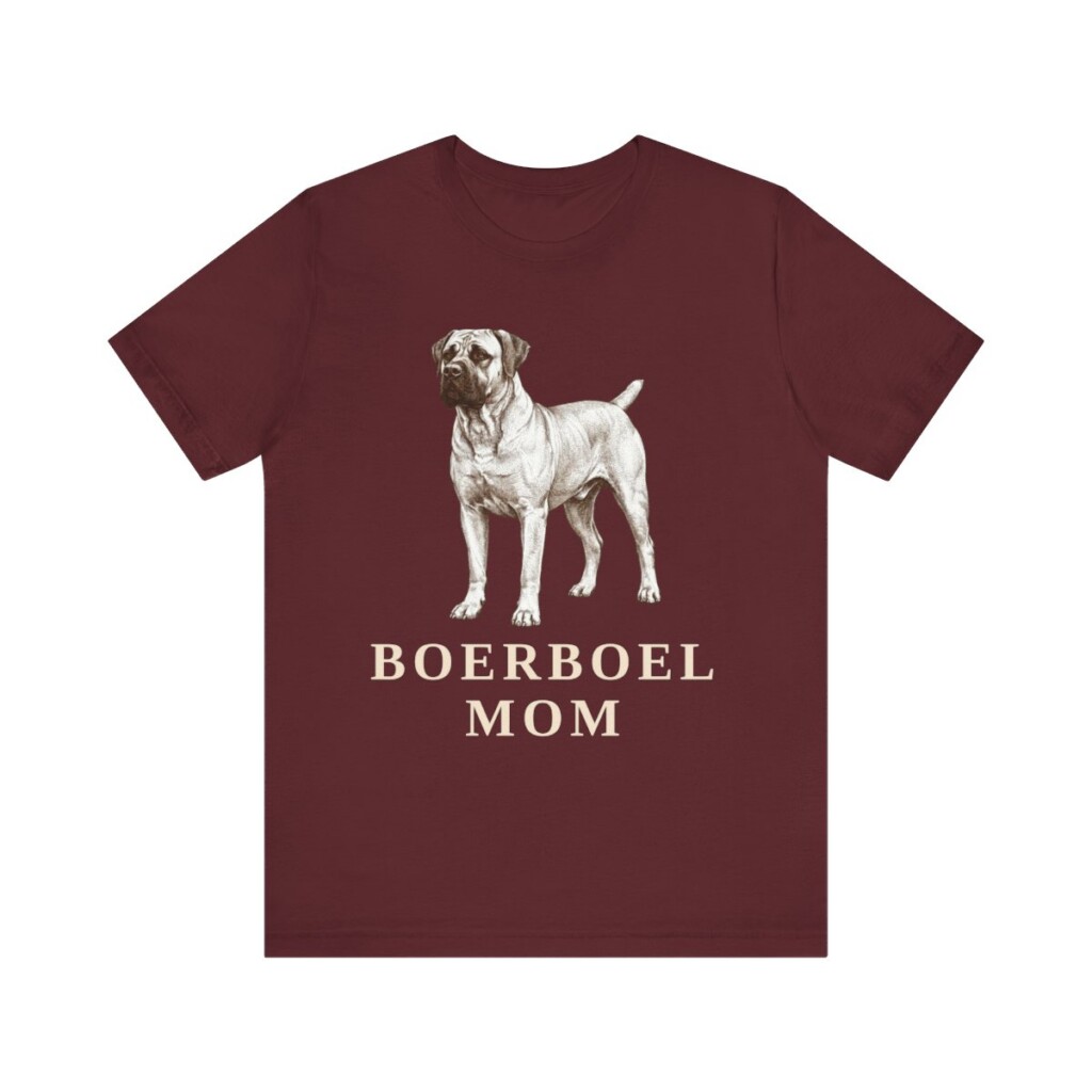 Boerboel Mom Shirt, Vintage Dog Sketch Tee, Dog Mom Gift