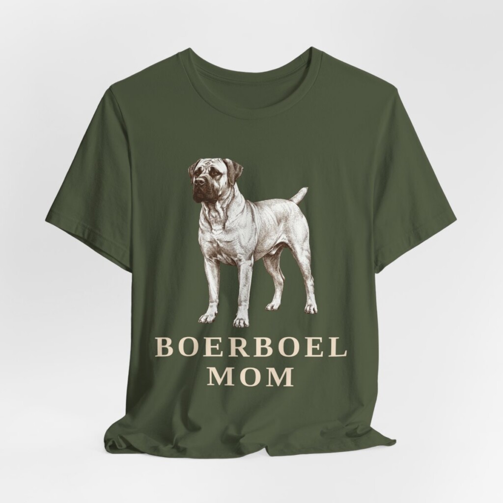 Boerboel Mom Shirt, Vintage Dog Sketch Tee, Dog Mom Gift