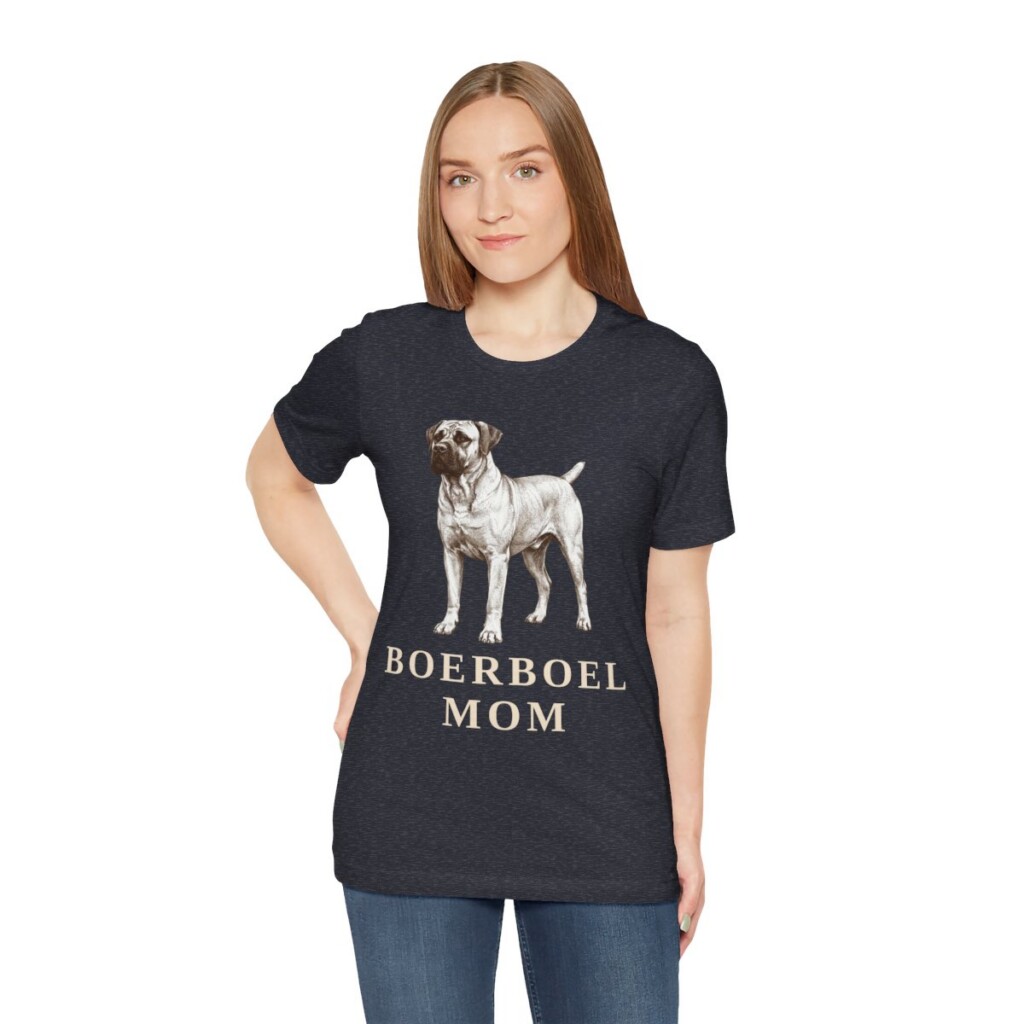Boerboel Mom Shirt, Vintage Dog Sketch Tee, Dog Mom Gift