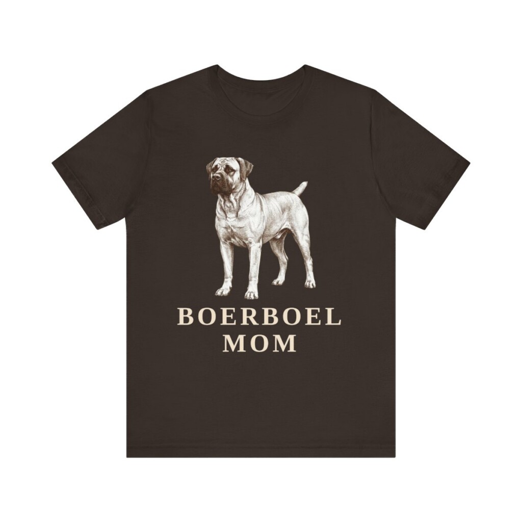 Boerboel Mom Shirt, Vintage Dog Sketch Tee, Dog Mom Gift