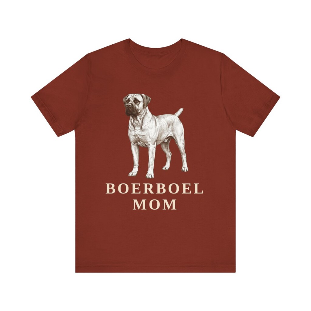 Boerboel Mom Shirt, Vintage Dog Sketch Tee, Dog Mom Gift