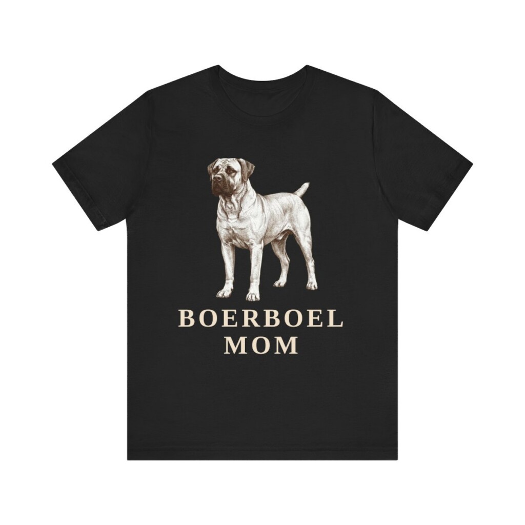 Boerboel Mom Shirt, Vintage Dog Sketch Tee, Dog Mom Gift