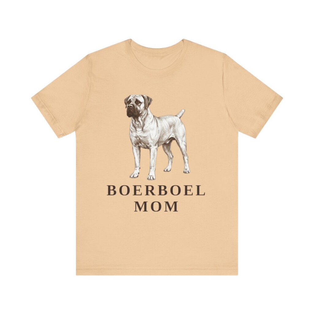 Boerboel Mom Shirt, Vintage Dog Sketch Tee, Dog Mom Gift