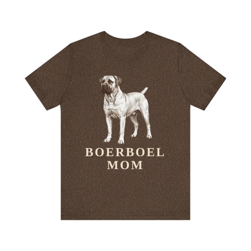 Boerboel Mom Shirt, Vintage Dog Sketch Tee, Dog Mom Gift