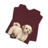 Bolognese Dad Shirt, Vintage Dog Sketch Tee, Dog Dad Gift