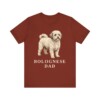 Bolognese Dad Shirt, Vintage Dog Sketch Tee, Dog Dad Gift