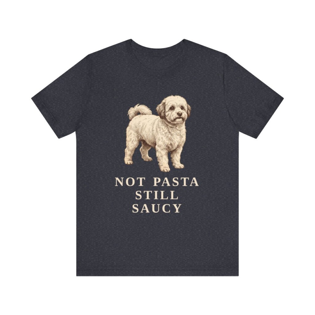 Bolognese Humor Shirt, Vintage Dog Sketch Tee, Dog Humor Gift