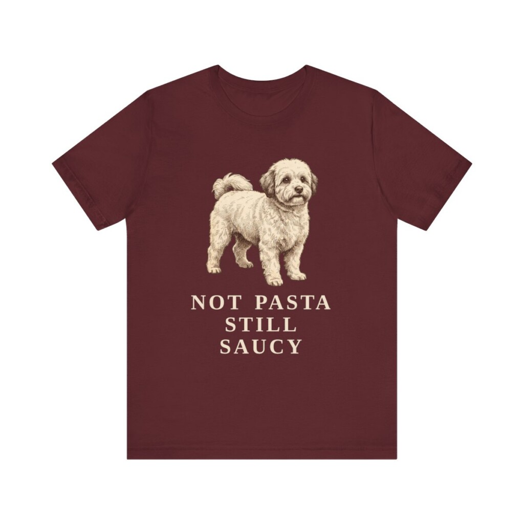 Bolognese Humor Shirt, Vintage Dog Sketch Tee, Dog Humor Gift
