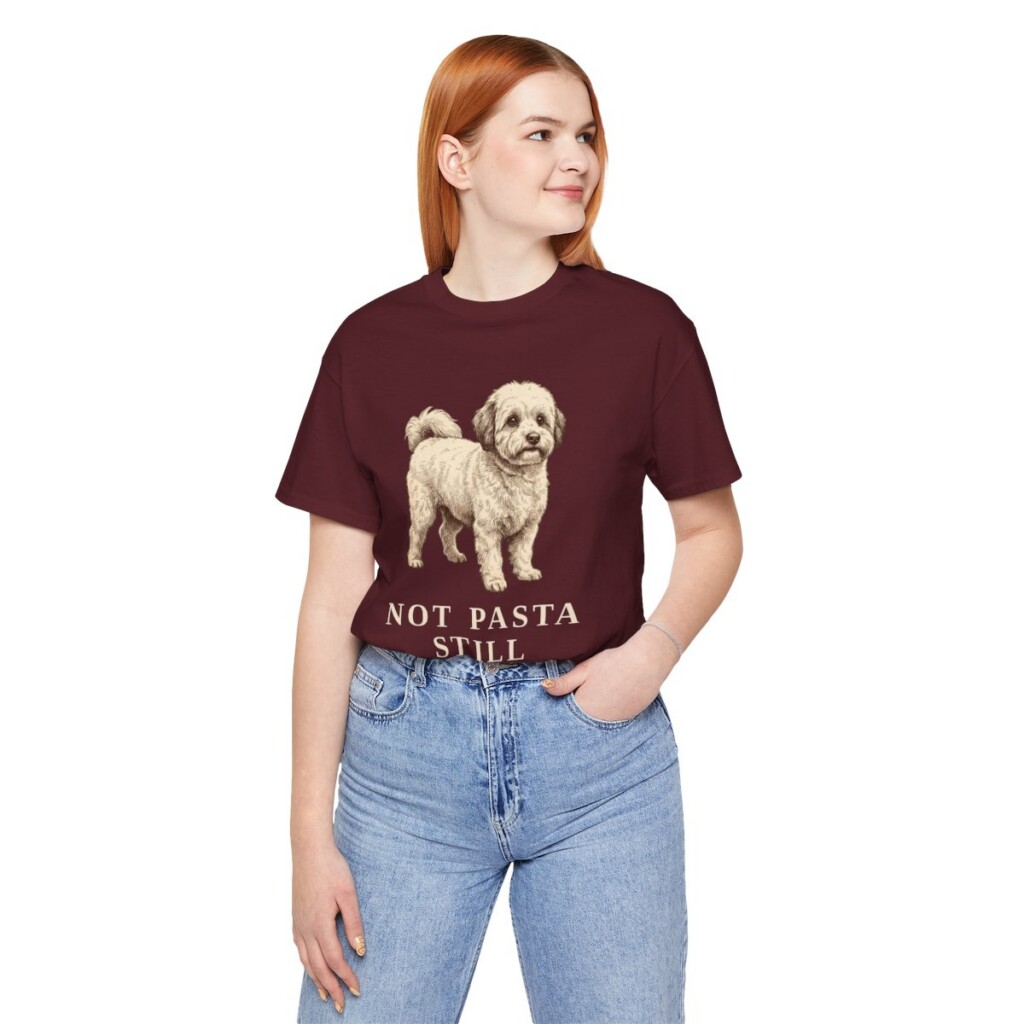 Bolognese Humor Shirt, Vintage Dog Sketch Tee, Dog Humor Gift
