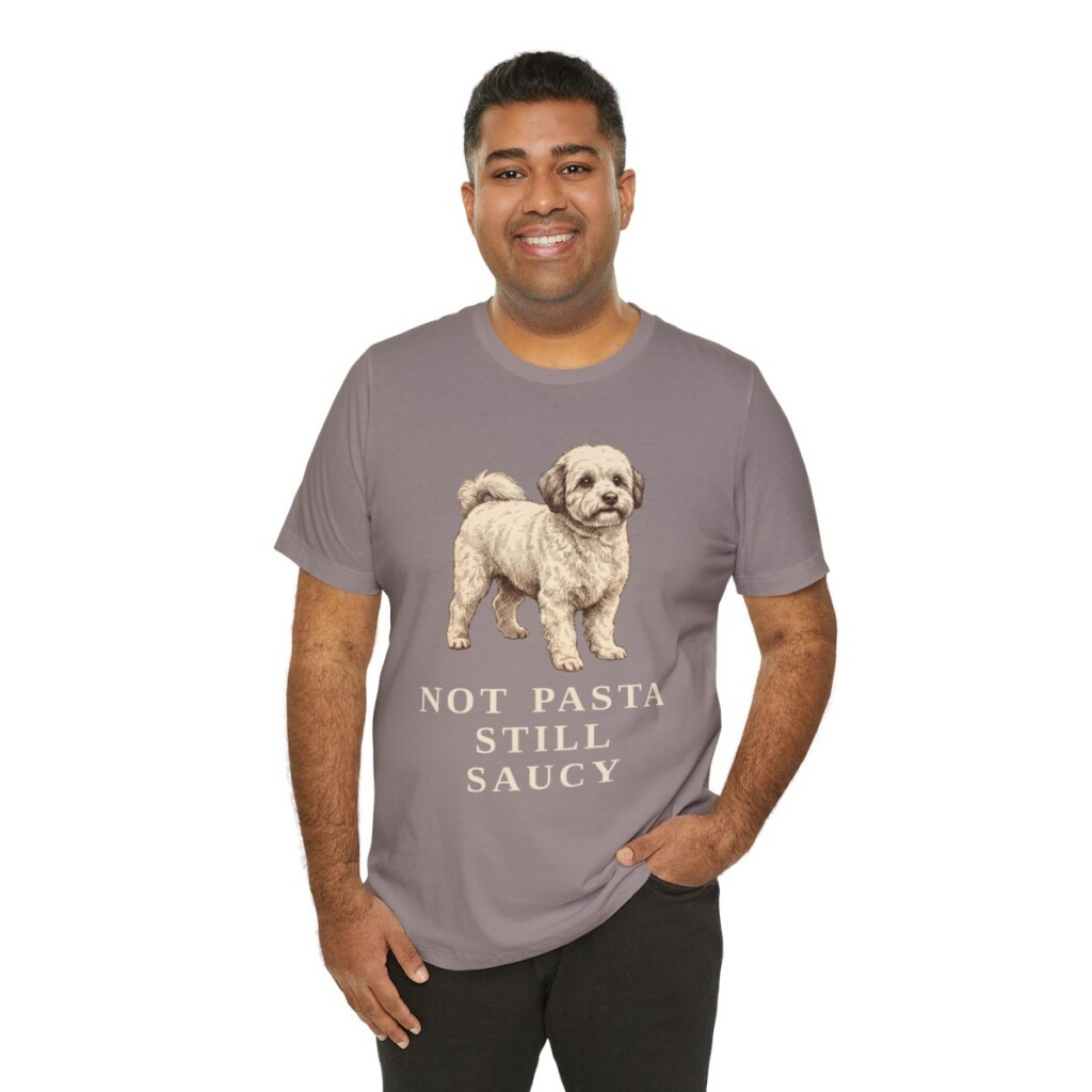 Bolognese Humor Shirt, Vintage Dog Sketch Tee, Dog Humor Gift