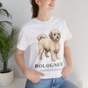 Bolognese Latin Shirt, Vintage Dog Sketch Tee, Dog Latin Gift