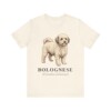 Bolognese Latin Shirt, Vintage Dog Sketch Tee, Dog Latin Gift