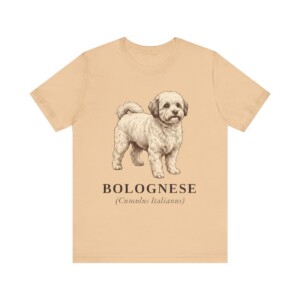Bolognese Latin Shirt, Vintage Dog Sketch Tee, Dog Latin Gift