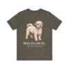 Bolognese Latin Shirt, Vintage Dog Sketch Tee, Dog Latin Gift