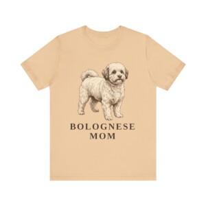 Bolognese Mom Shirt, Vintage Dog Sketch Tee, Dog Mom Gift