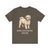 Bolognese Mom Shirt, Vintage Dog Sketch Tee, Dog Mom Gift