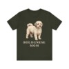 Bolognese Mom Shirt, Vintage Dog Sketch Tee, Dog Mom Gift