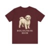 Bolognese Mom Shirt, Vintage Dog Sketch Tee, Dog Mom Gift
