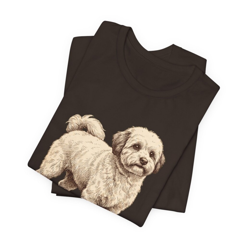 Bolognese Mom Shirt, Vintage Dog Sketch Tee, Dog Mom Gift