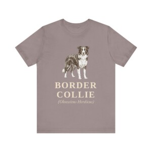 Border Collie Latin Shirt, Vintage Dog Sketch Tee, Dog Latin Gift