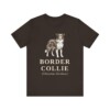 Border Collie Latin Shirt, Vintage Dog Sketch Tee, Dog Latin Gift