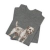 Border Terrier Humor Shirt, Vintage Dog Sketch Tee, Dog Humor Gift