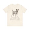 Border Terrier Humor Shirt, Vintage Dog Sketch Tee, Dog Humor Gift