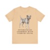 Border Terrier Humor Shirt, Vintage Dog Sketch Tee, Dog Humor Gift