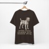 Border Terrier Humor Shirt, Vintage Dog Sketch Tee, Dog Humor Gift