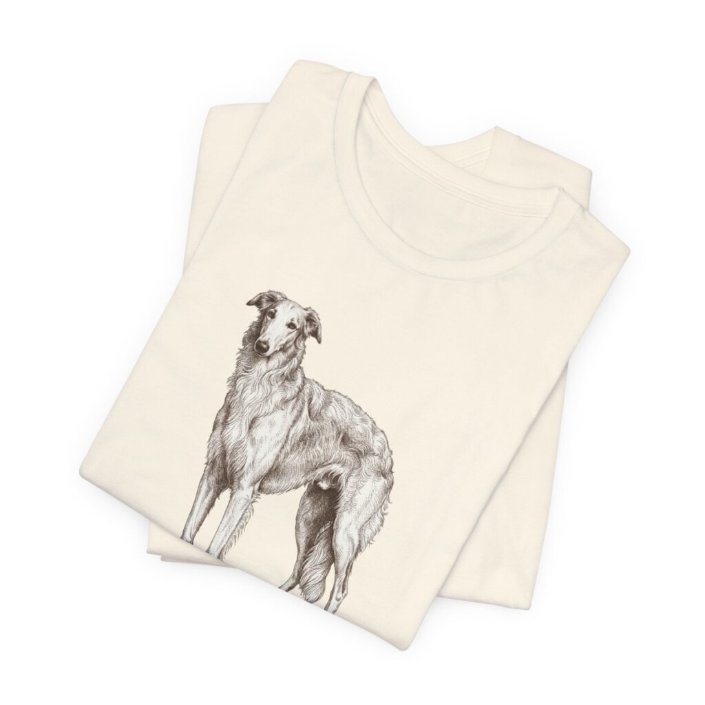 Borzoi Humor Shirt, Vintage Dog Sketch Tee, Dog Humor Gift Borzoi Humor Shirt, Vintage Dog Sketch Tee, Dog Humor Gift