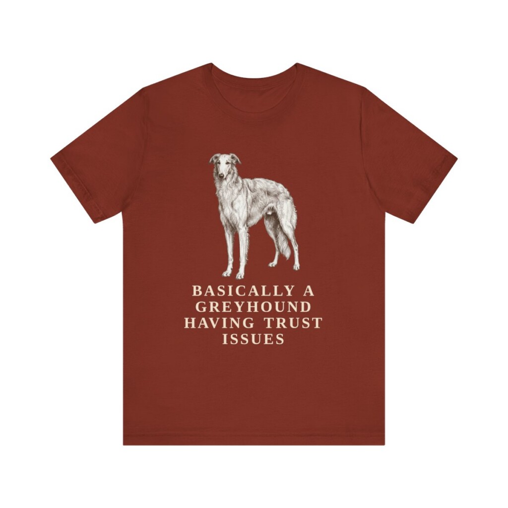 Borzoi Humor Shirt, Vintage Dog Sketch Tee, Dog Humor Gift Borzoi Humor Shirt, Vintage Dog Sketch Tee, Dog Humor Gift